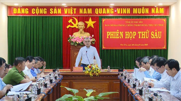 Hiển thị chi tiết cho Điểm đánh giá phòng chống tham nhũng của tỉnh Phú Yên năm 2023 tăng 20,36 điểm  Hình ảnh cho bài viết Điểm đánh giá phòng chống tham nhũng của tỉnh Phú Yên năm 2023 tăng 20,36 điểm